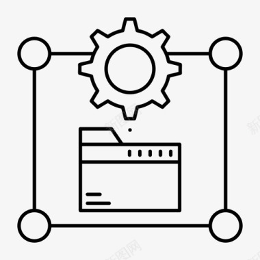 PDF文件设置设置存档配置图标图标