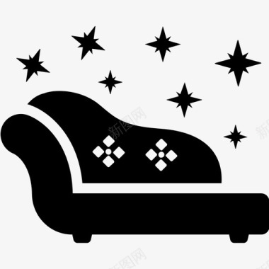沙发床沙发豪华家具图标图标