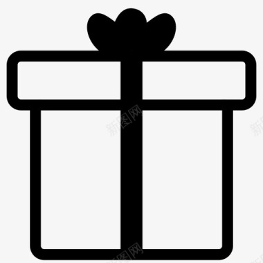 礼物礼品盒赠品图标图标