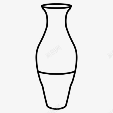 花瓶地板花瓶壶图标图标