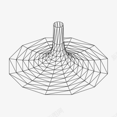 三维粒子参数化三维模型软件三维建模图标图标