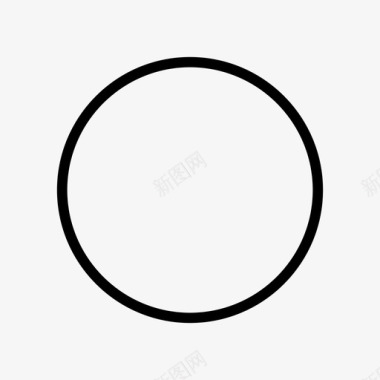 圆孔基本形状图标图标