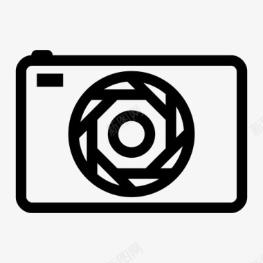 摄影数码相机相机闪光灯相机镜头图标图标