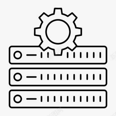 服务器服务器数据中心设置图标图标