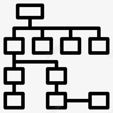 结构骨架网站地图图表内容图标图标