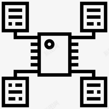 讲解知识ic教育电子图标图标