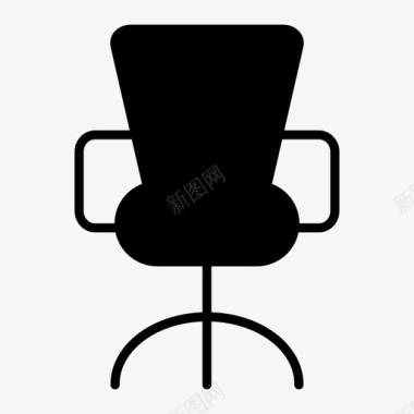 椅子椅子升降椅座位图标图标