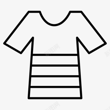 潜水服装衬衫布料着装图标图标