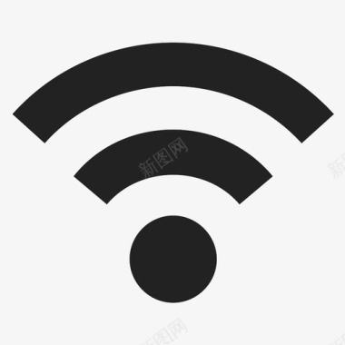 WiFi标志wifi信号强度图标图标