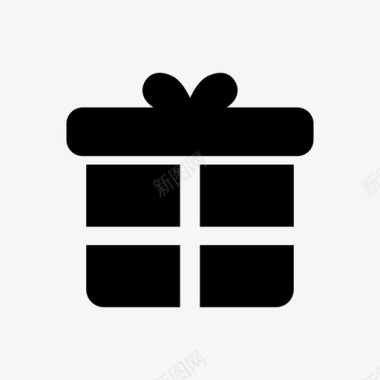 礼物礼盒惊喜礼物图标图标