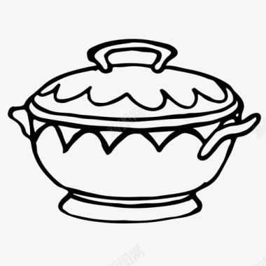 碗盆盘子图标图标