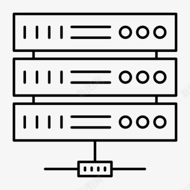 中心城区存储数据中心数据库图标图标