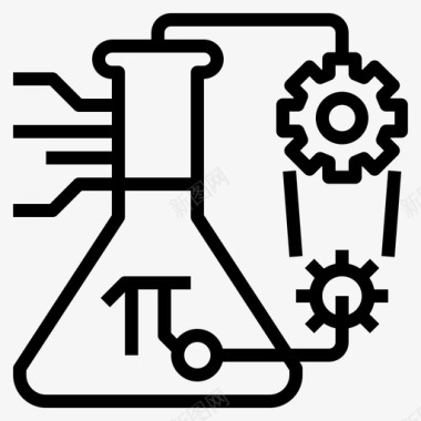 科学stem教育数学科学图标图标