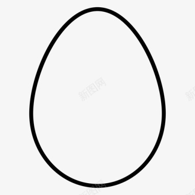圆形状椭圆形卵形几何形状图标图标