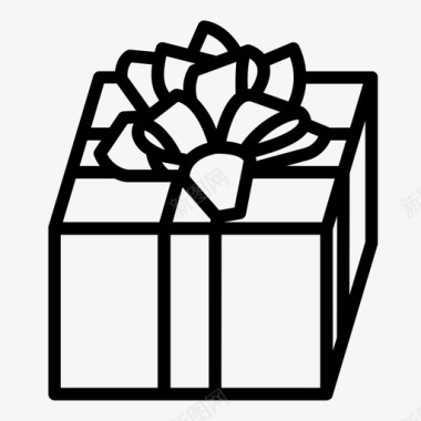 圣诞节图片礼品盒圣诞节礼物图标图标