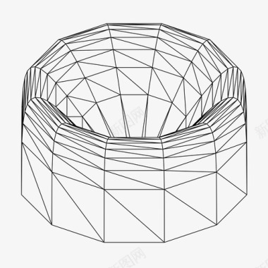 门窗模型参数化三维模型软件三维建模图标图标