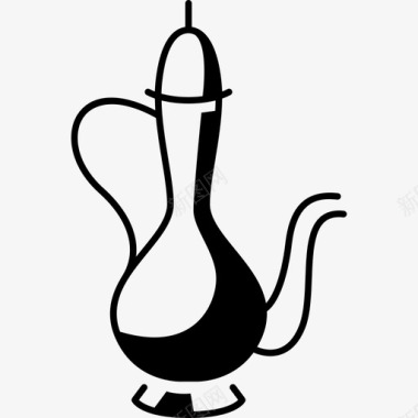 中东水壶灯图标图标