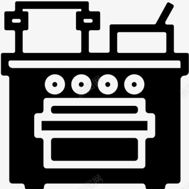 煤气厨房烹饪厨柜图标图标