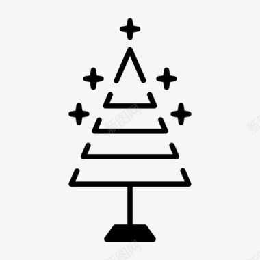 圣诞节图片素材圣诞树松树圣诞节图标图标