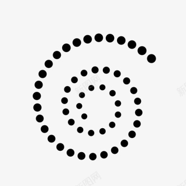 螺旋圆图形图标图标