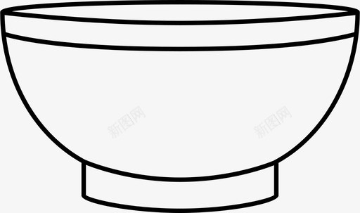 碗瓷器烹饪图标图标