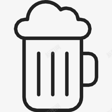 雪花啤酒标志啤酒饮料图标图标
