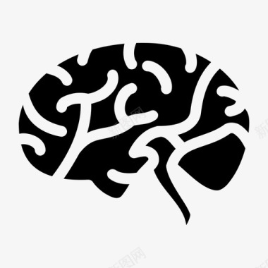 人脑大脑人体解剖学人脑图标图标