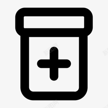 药瓶药盒药片图标图标