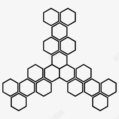 几何六边型几何形状六边形形状图标图标