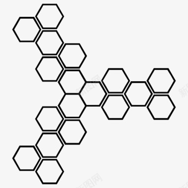 几何主图几何形状六边形形状图标图标