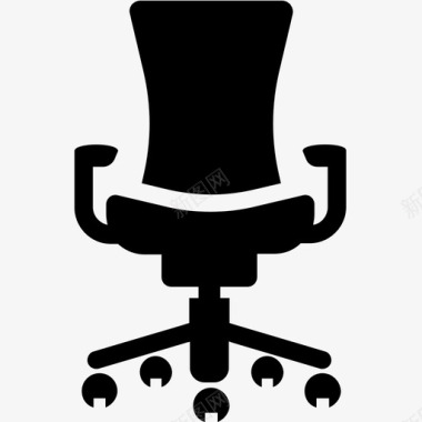 旋转椅家具办公椅图标图标