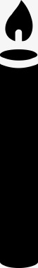 蜡烛蜡烛烛光火图标图标