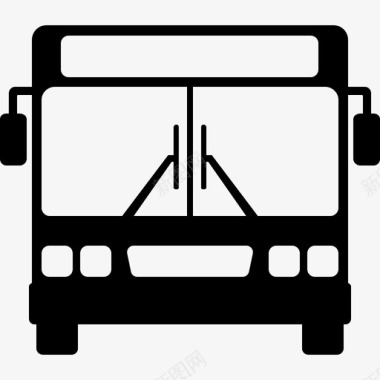 公共交通标识公共汽车公共交通运输图标图标