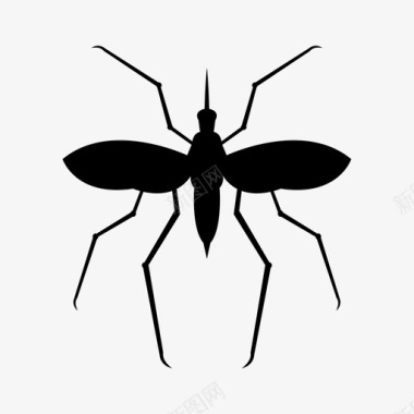 蚊子动物疟疾图标图标