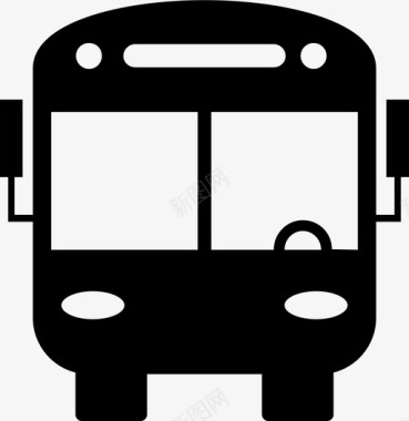 公共交通标识公共汽车公共交通车辆图标图标