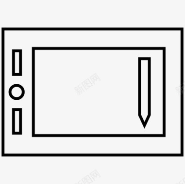 数码家用数码绘图绘图板艺术图标图标