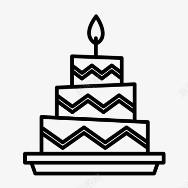 婚礼蛋糕素材婚礼蛋糕生日庆祝图标图标