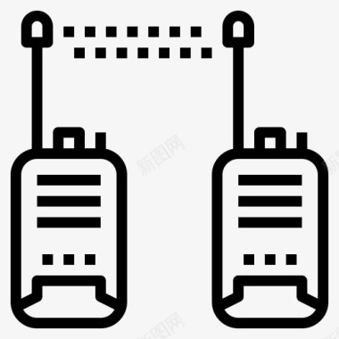 宝锋对讲机对讲机通讯无线电图标图标