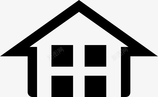 地产家建筑物房子图标图标