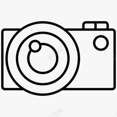 摄影照相机摄影杂项图标图标
