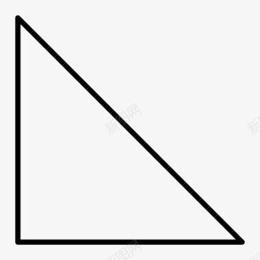 几何形状直角三角形几何形状图标图标