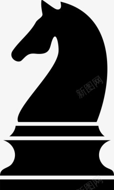 象棋图标骑士国际象棋国际象棋棋盘图标图标