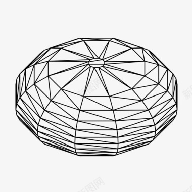 麦当劳三维标志参数化三维模型软件三维建模图标图标