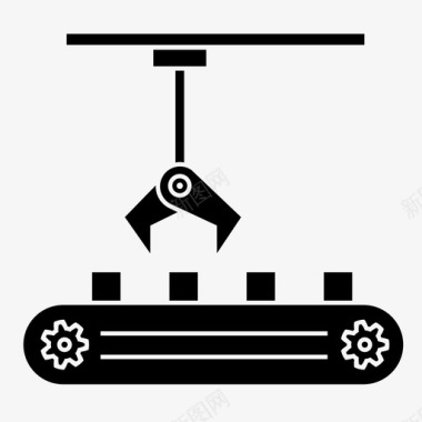 机械工业工业机器人机械制造图标图标