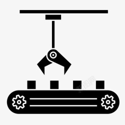 制造机器人机械工业工业机器人机械制造图标高清图片