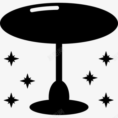 玻璃桌中心桌家具图标图标