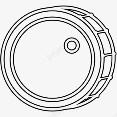 矢量鼓鼓音乐乐器图标图标