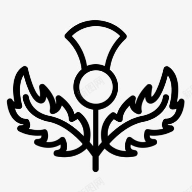 蓟花荨麻图标图标