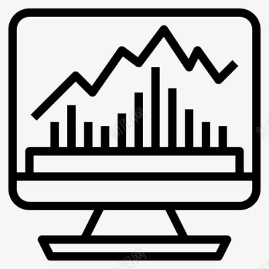 金融投资折页股票市场图表投资图标图标