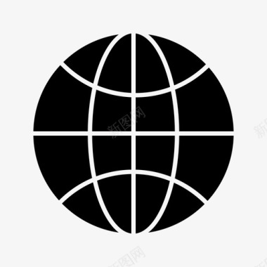 互联网商务浏览器商务环球图标图标
